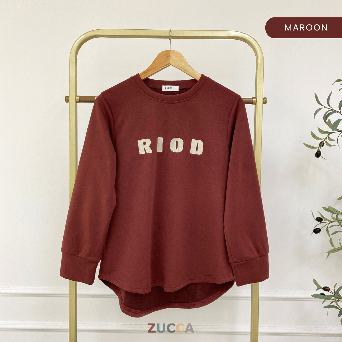 ZUCCA RIENNA WOMEN KASUAL PLAIN BLOUSE - DM310