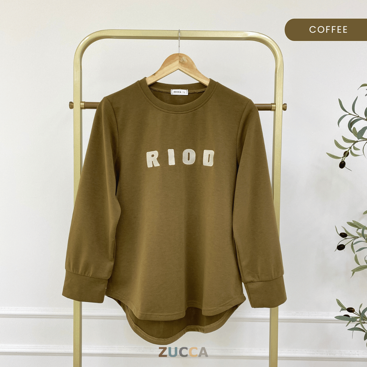 ZUCCA RIENNA WOMEN KASUAL PLAIN BLOUSE - DM310