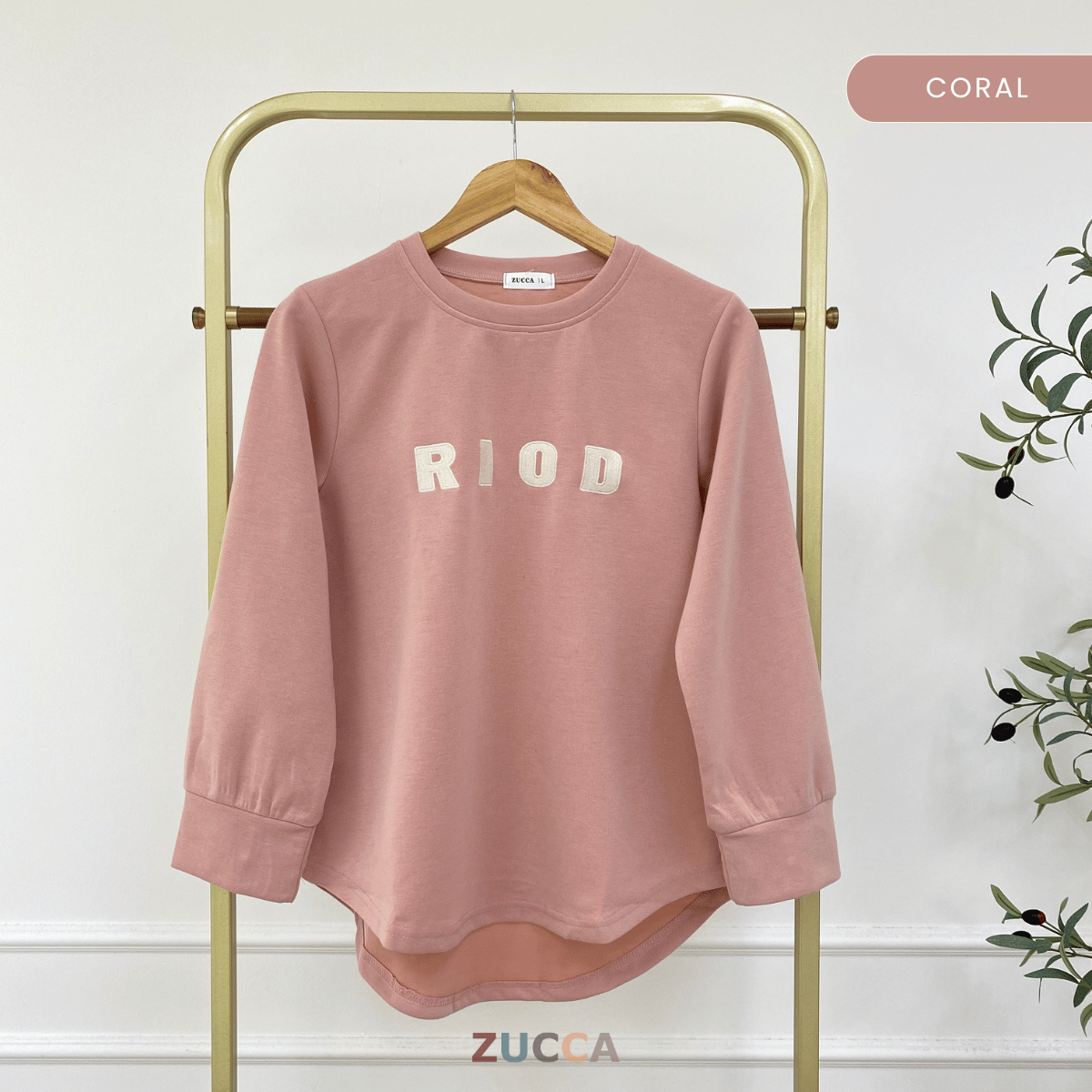 ZUCCA RIENNA WOMEN KASUAL PLAIN BLOUSE - DM310