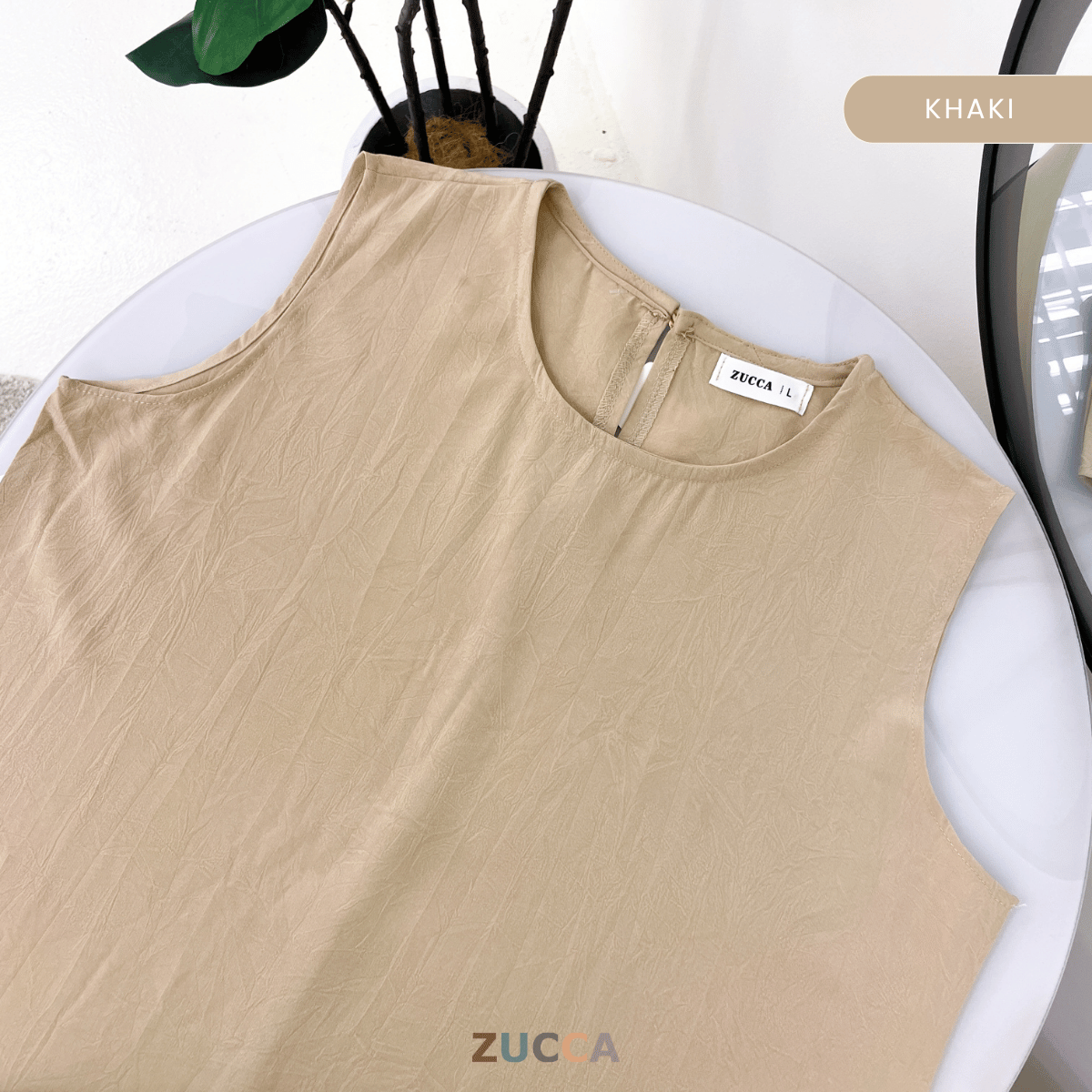 ZUCCA ARIELLA SLEEVELESS MODEST DRESS -DM311