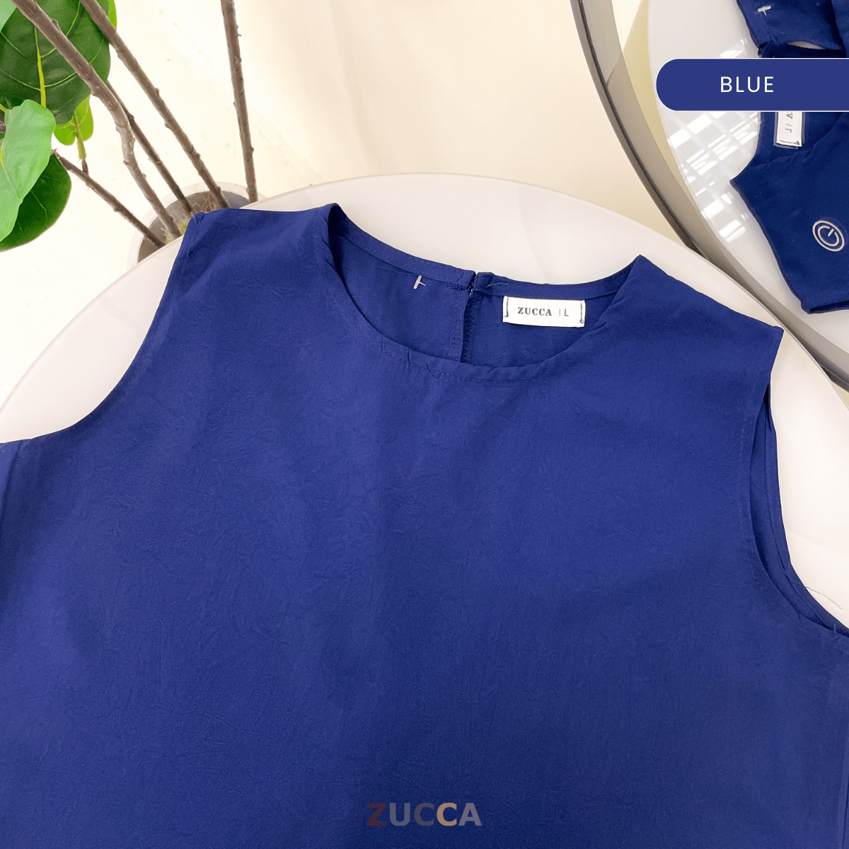 ZUCCA ARIELLA SLEEVELESS MODEST DRESS -DM311