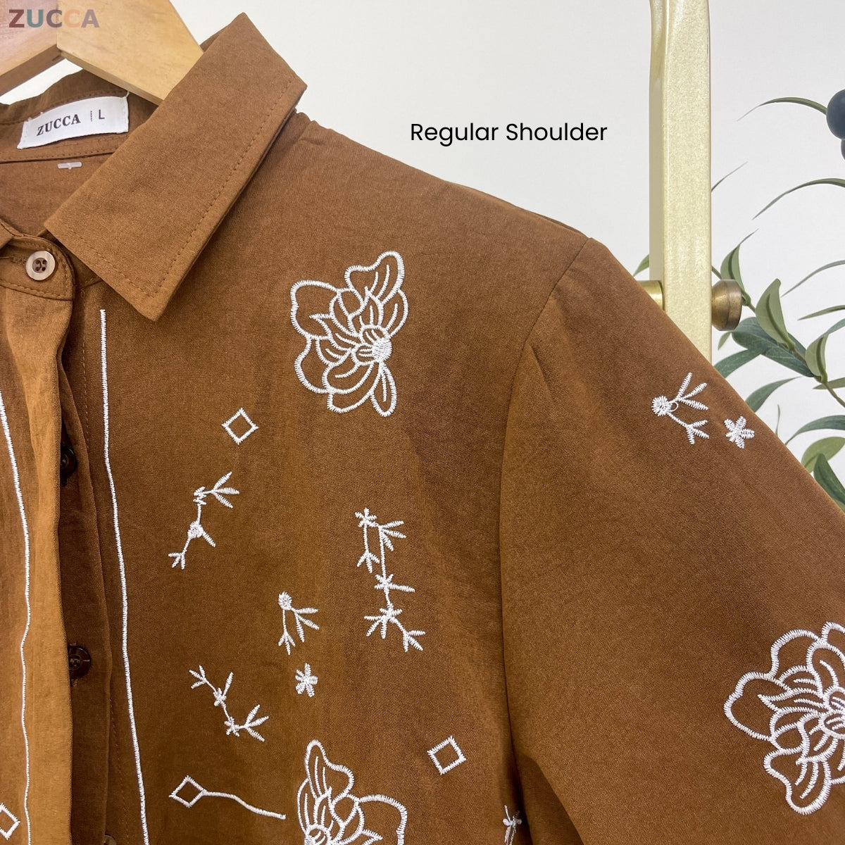 ZUCCA MARIANI KASUAL WOMEN EMBROIDERED STITCH BLOUSE - DM313