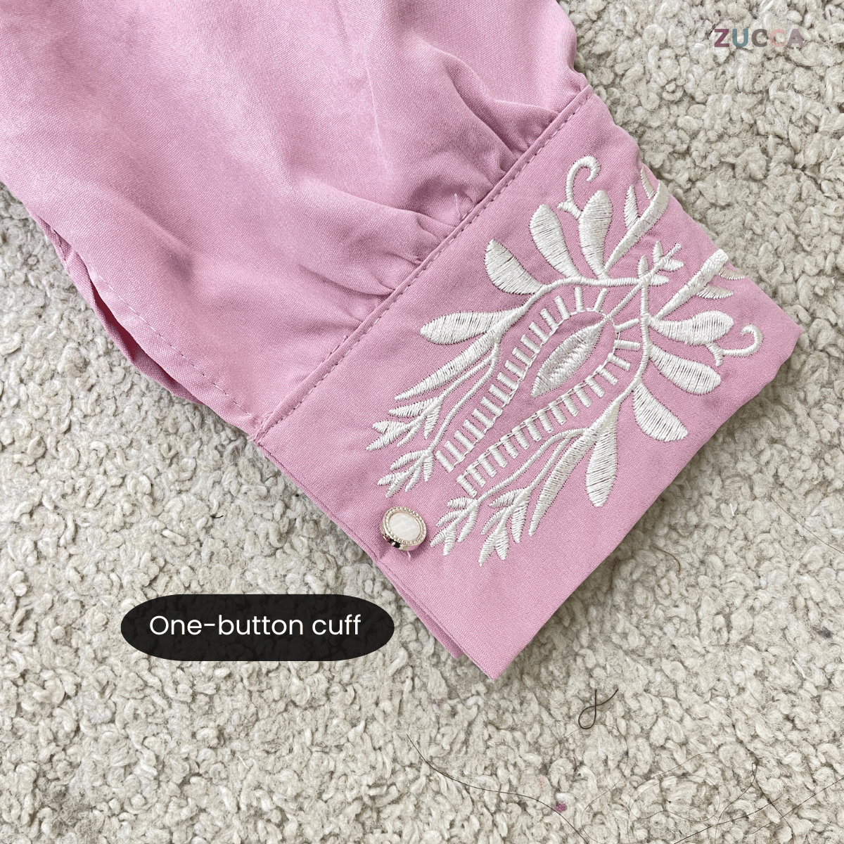 ZUCCA AZARIA KASUAL WOMEN EMBROIDERED STITCH BLOUSE - DM317