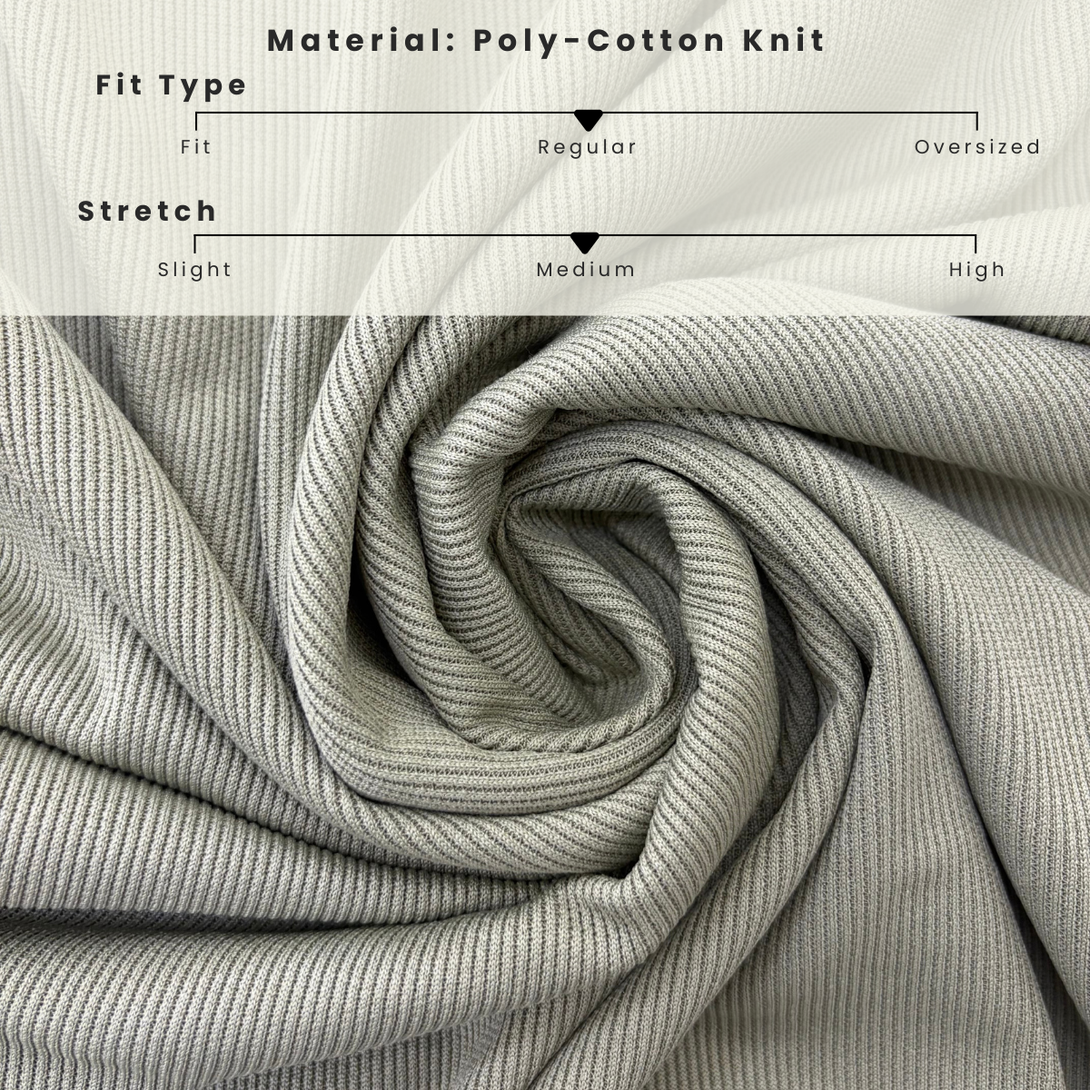 ZUCCA MELIA CASUAL RIBBED LONG SLEEVE TEE - DM321