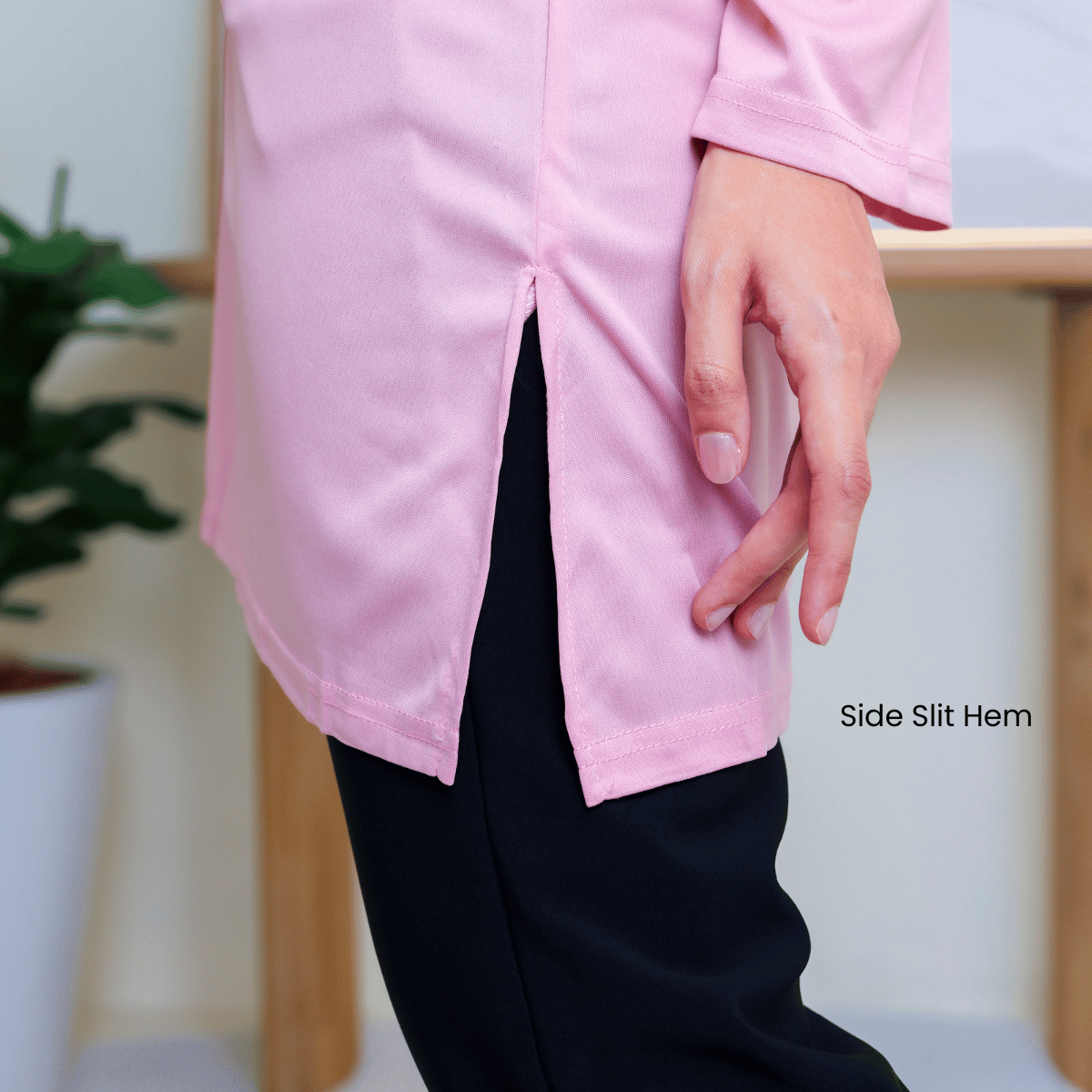 ZUCCA ALESIA KASUAL MUSLIMAH SHIRT V NECK - DMS1005