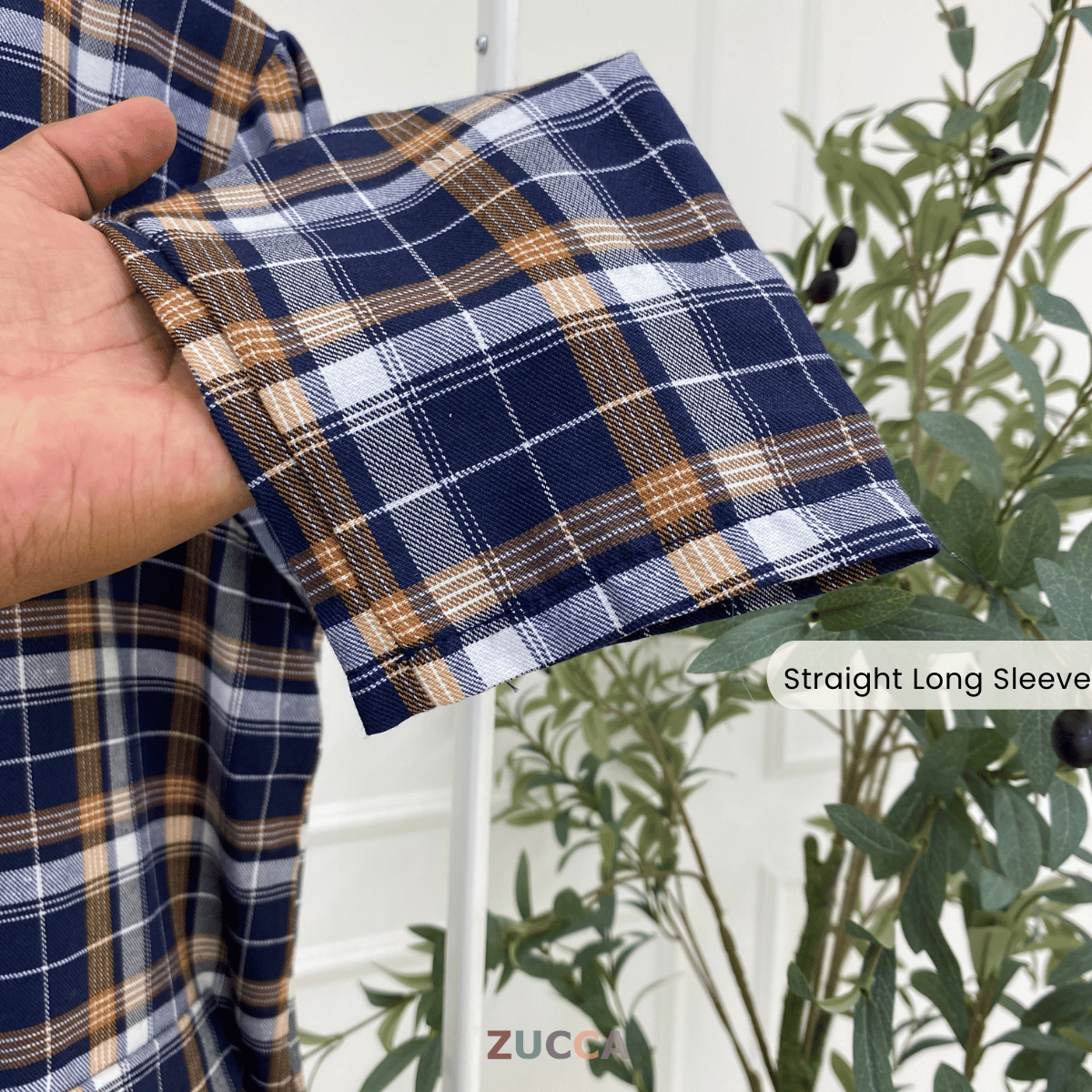 ZUCCA YASMEEN KOLEKSI BLOUSE TARTAN MODEN-DMSET007