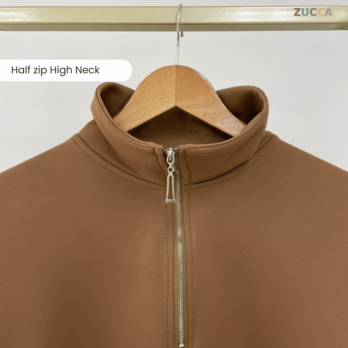 ZUCCA EXORA SET HALF-ZIP STREETWEAR SWEATSHIRT-DMSET008