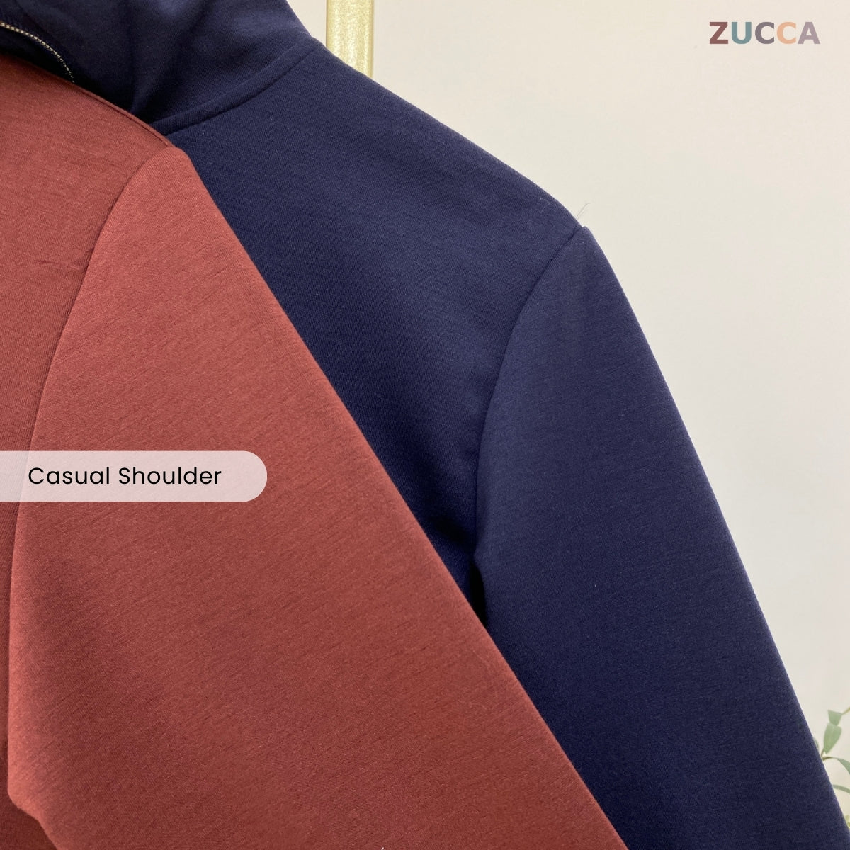 ZUCCA EXORA SET HALF-ZIP STREETWEAR SWEATSHIRT-DMSET008