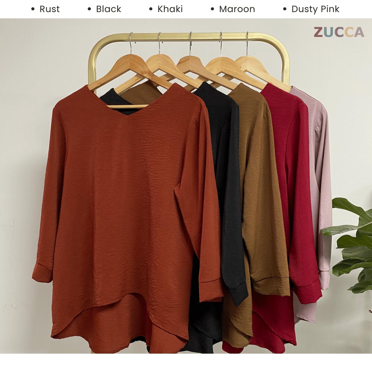 ZUCCA DAHLIA TEXTURED PANTS SET-DMSET011 Blouses