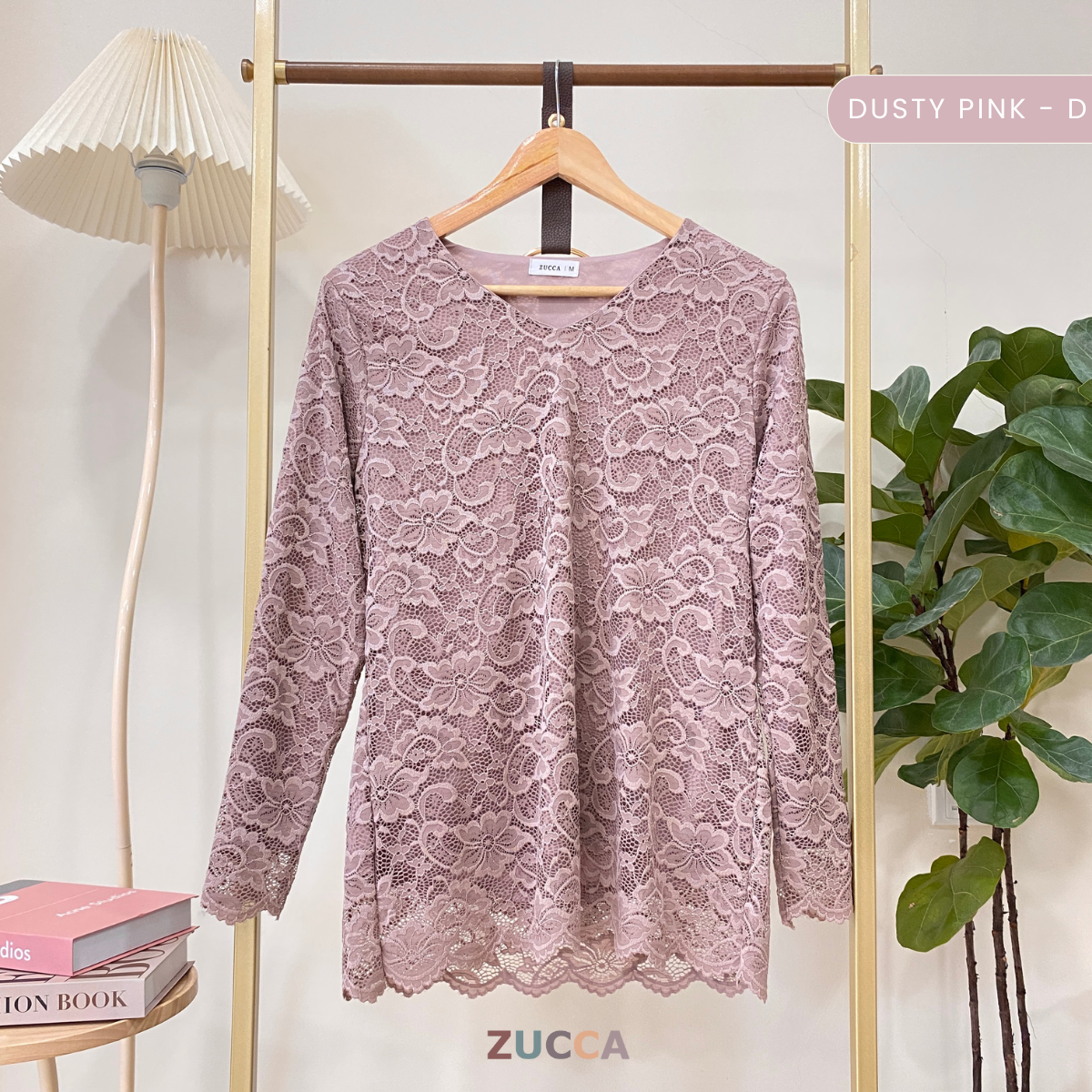 ZUCCA NELSIE PREMIUM LACE WOMEN BLOUSE - MA017