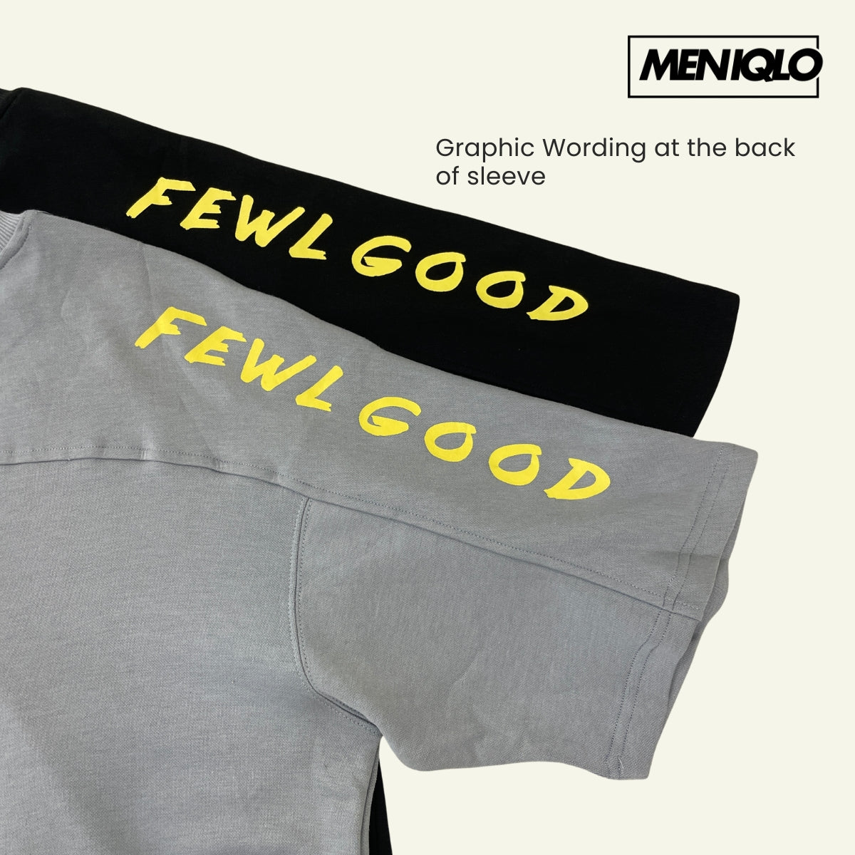 MENIQLO LUCAS GOOD OVERSIZED TEE SHORT SIZE - FGD0124