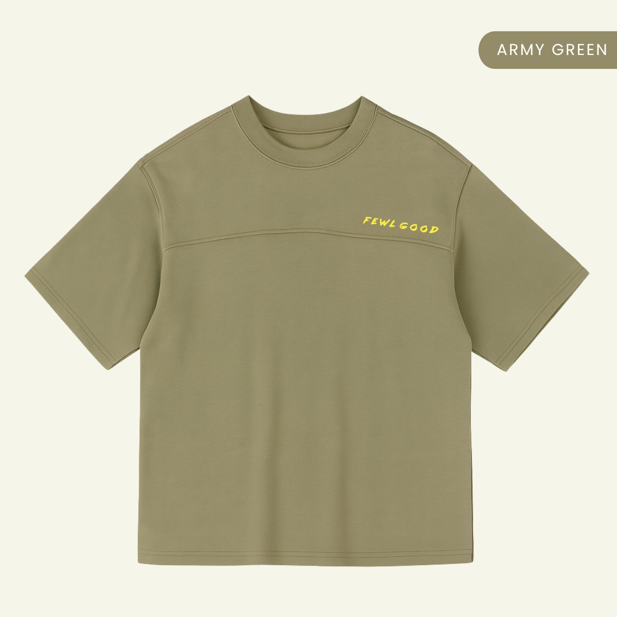 MENIQLO LUCAS GOOD OVERSIZED TEE SHORT SIZE - FGD0124