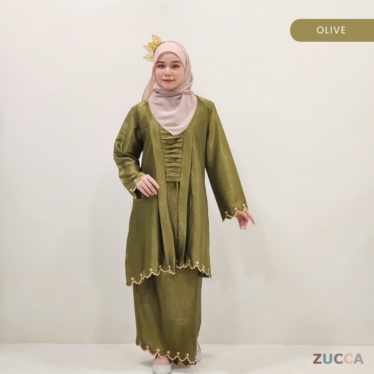 ZUCCA SUHAILA KURUNG MODEN POTONGAN LACE – H016