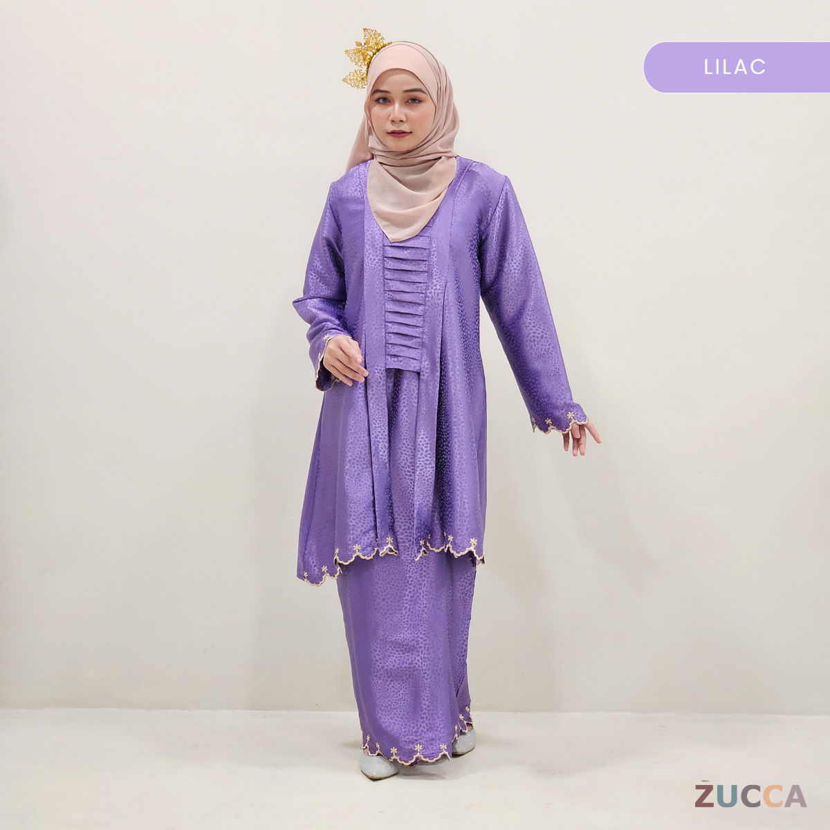 ZUCCA SUHAILA KURUNG MODEN POTONGAN LACE – H016