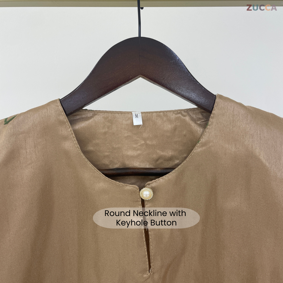 ZUCCA LADASYIA KURUNG EMBROIDERY PERMIUM SHANTOONG SILK - H033