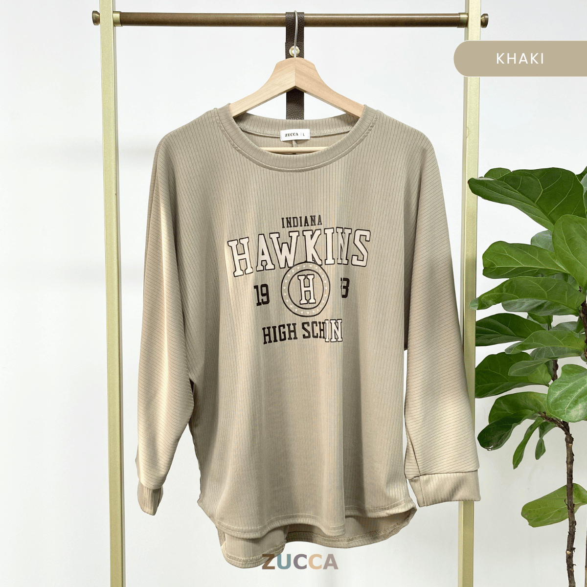 ZUCCA KIMBERLY BAJU WANITA GRAFIK KNIT - DM258