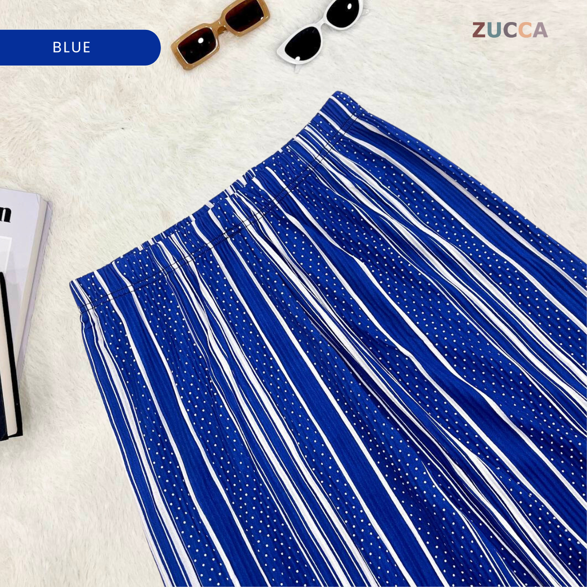 ZUCCA REVA SELUAR WANITA CORAK BERGARIS – L061