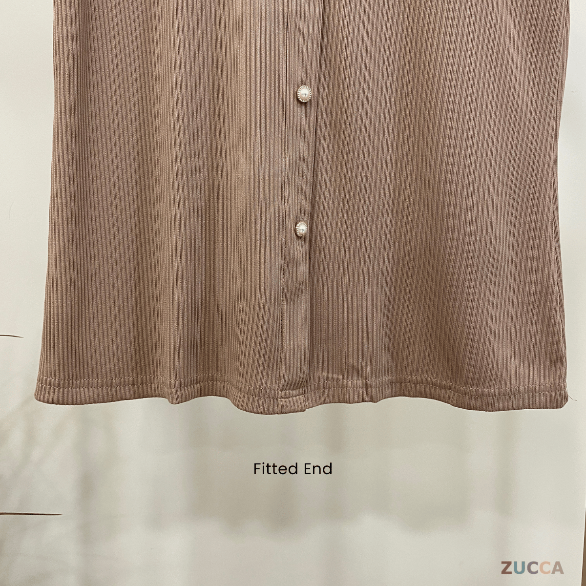 ZUCCA ANNIE WOMEN SET RIB KNIT BLOUSE AND SKIRT - MA004