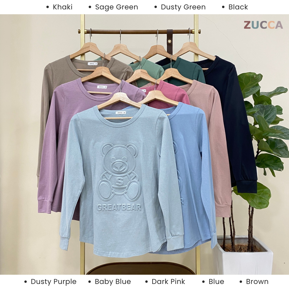 ZUCCA HERISA EMBOSSED VELVET CASUAL SHIRT BLOUSE - MA007