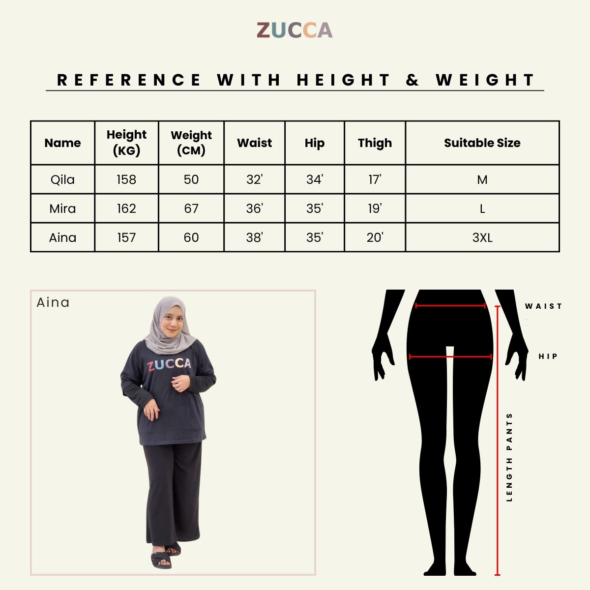 ZUCCA NIDYA SELUAR PALAZZO VELVET KASUAL STRAIGHT CUT & LEBAR – MA010