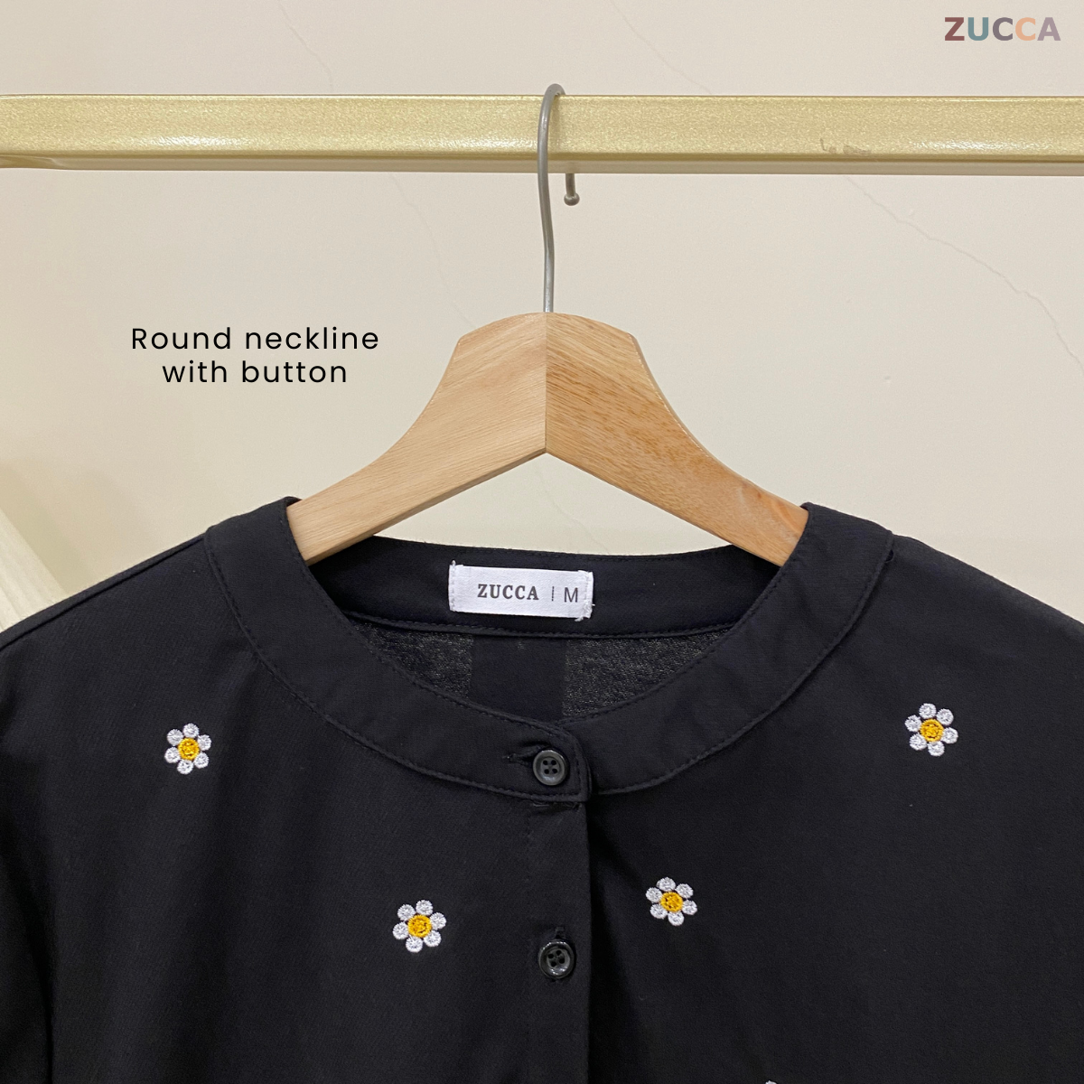 ZUCCA NELLA BLOUS DOLLY SULAMAN FLORAL DAISY - MA013