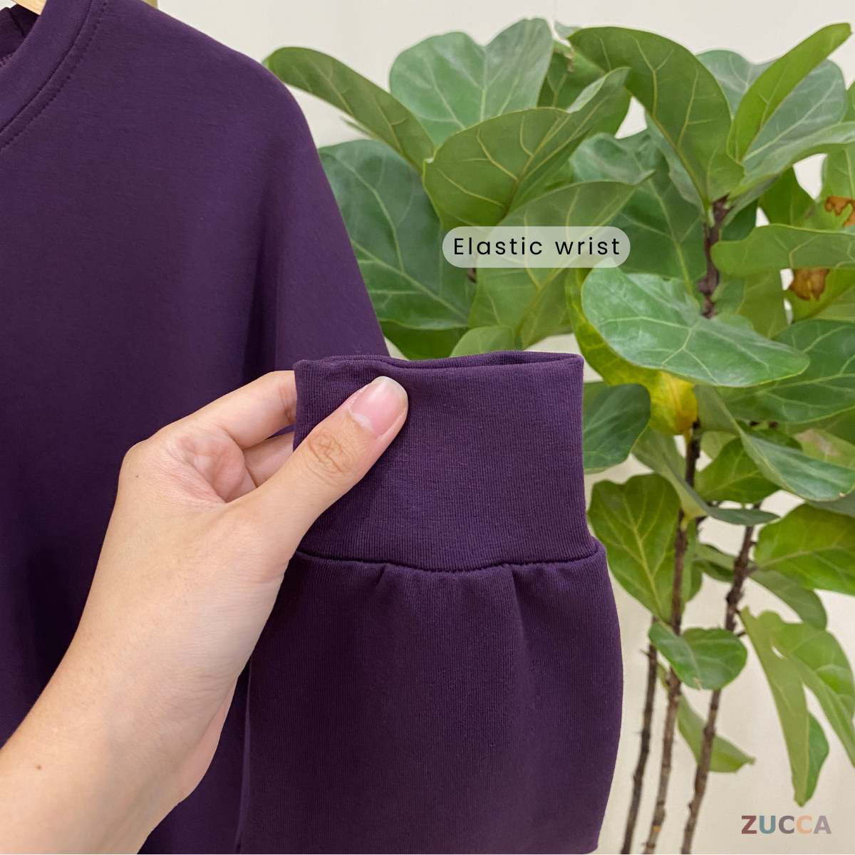 ZUCCA NYLA EMBROIDERY HEM WOMEN BLOUSE - MA018