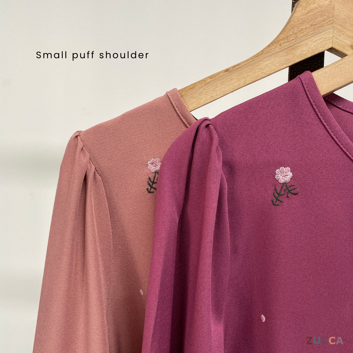 ZUCCA MIRZA FLORAL EMBROIDERY STITCH WOMEN BLOUSE - MA034