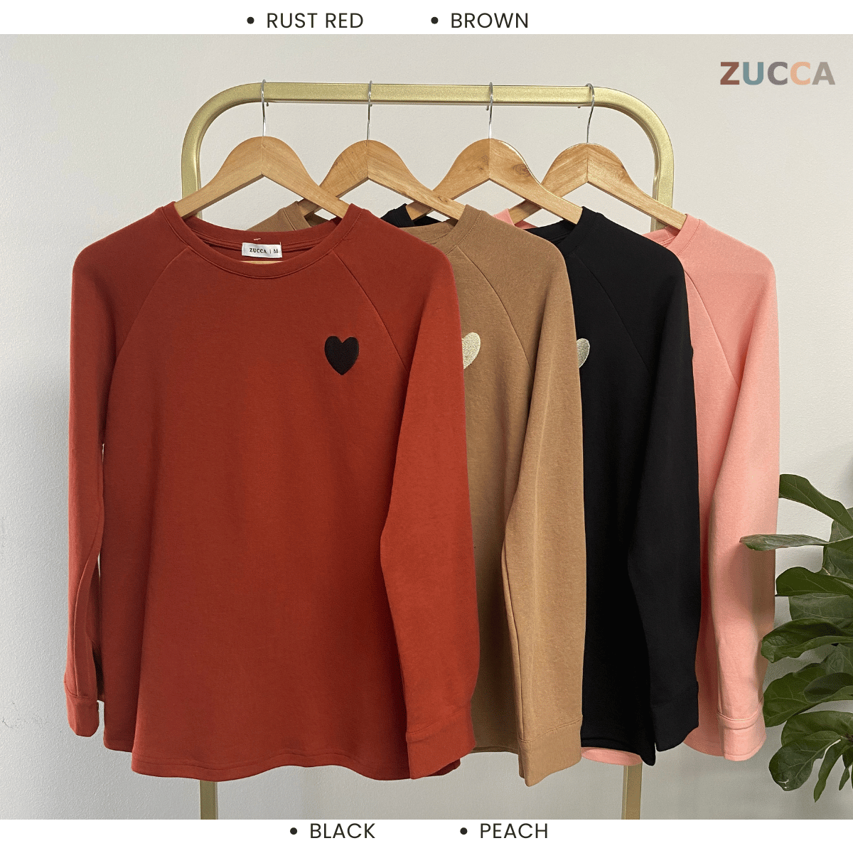 ZUCCA ZARINA PULLOVER SWEATSHIRT SULAM HATI - MA037 WOMEN SWEATSHIRT