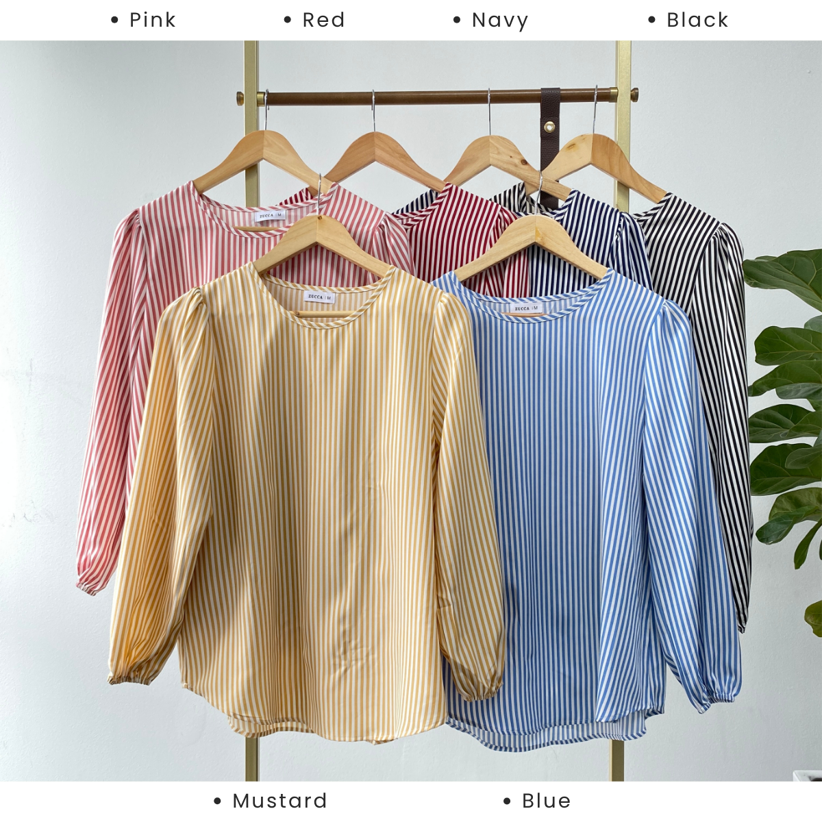 ZUCCA NAMI COTTON STRIPE WOMEN BLOUSE - MA044
