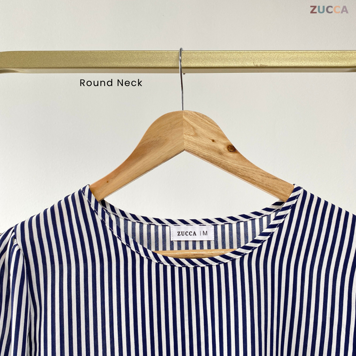 ZUCCA NAMI COTTON STRIPE WOMEN BLOUSE - MA044