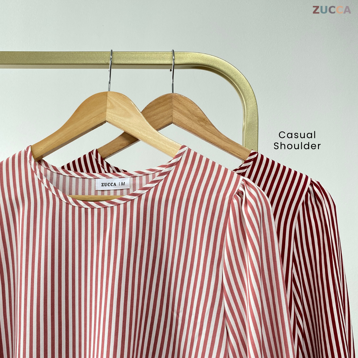 ZUCCA NAMI COTTON STRIPE WOMEN BLOUSE - MA044