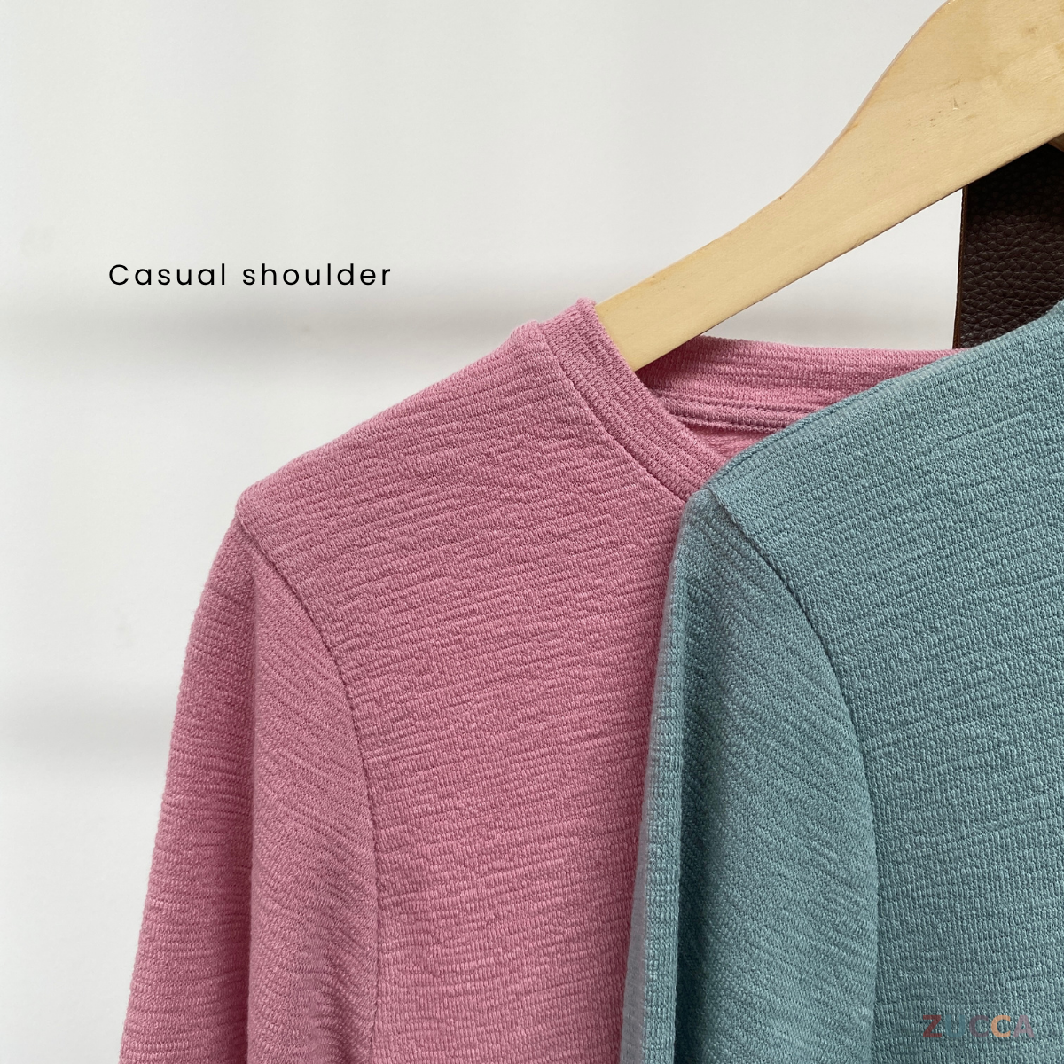 ZUCCA HERMA SOFT KNIT EMBROIDERY SHIRT - MA048