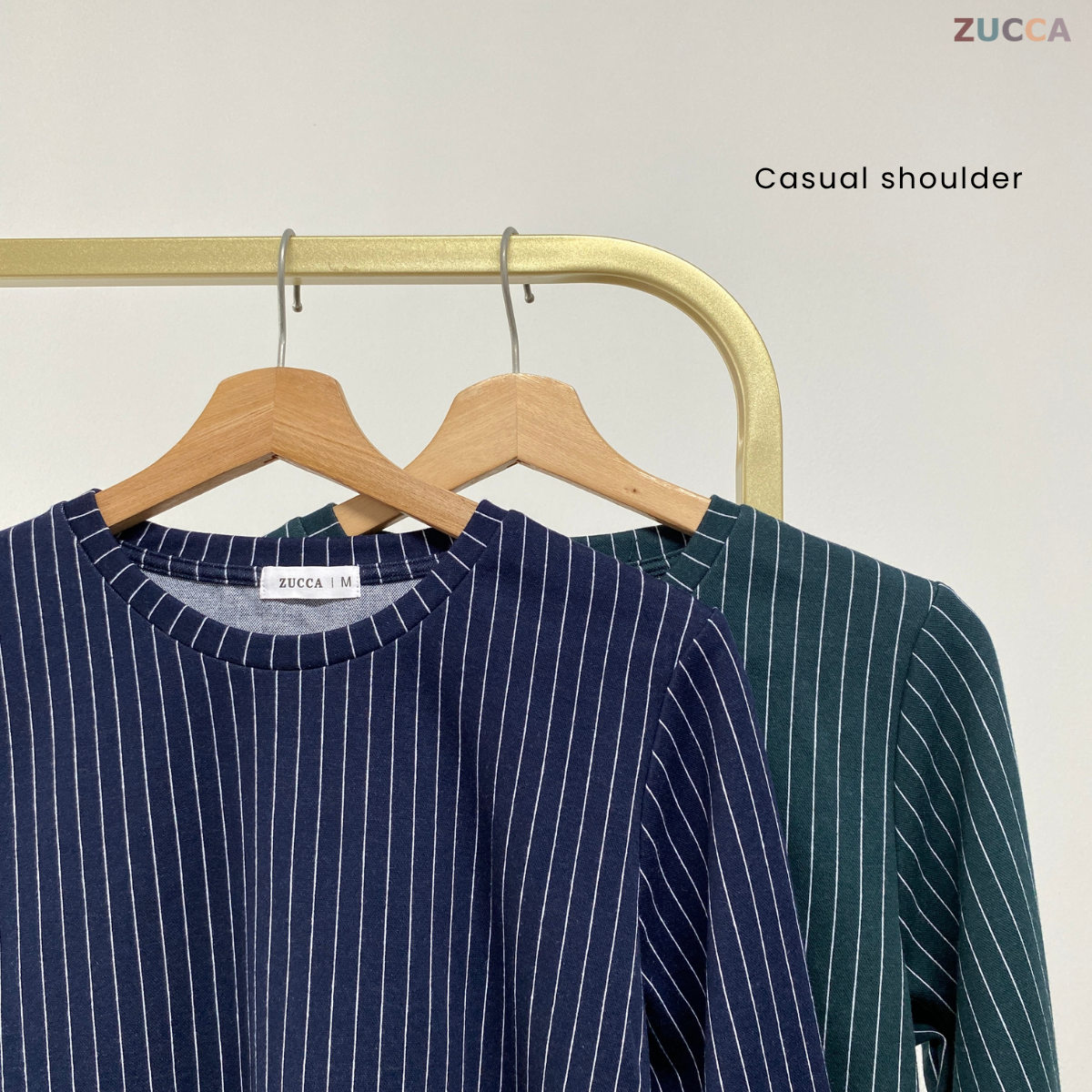 ZUCCA JIHAN PINSTRIPE CASUAL SHIRT - MA052