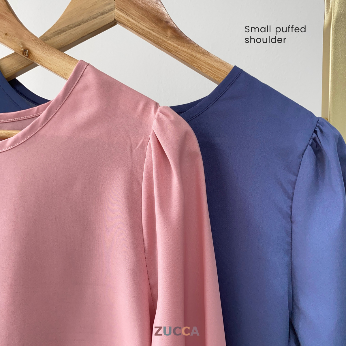 ZUCCA LILIA FLORAL EMBROIDERY SLEEVE BLOUSE - MA064