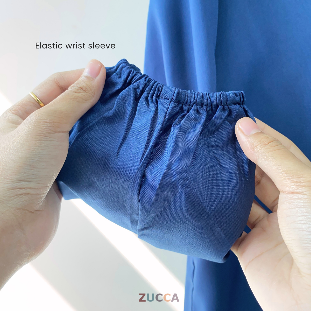 ZUCCA LILIA FLORAL EMBROIDERY SLEEVE BLOUSE - MA064