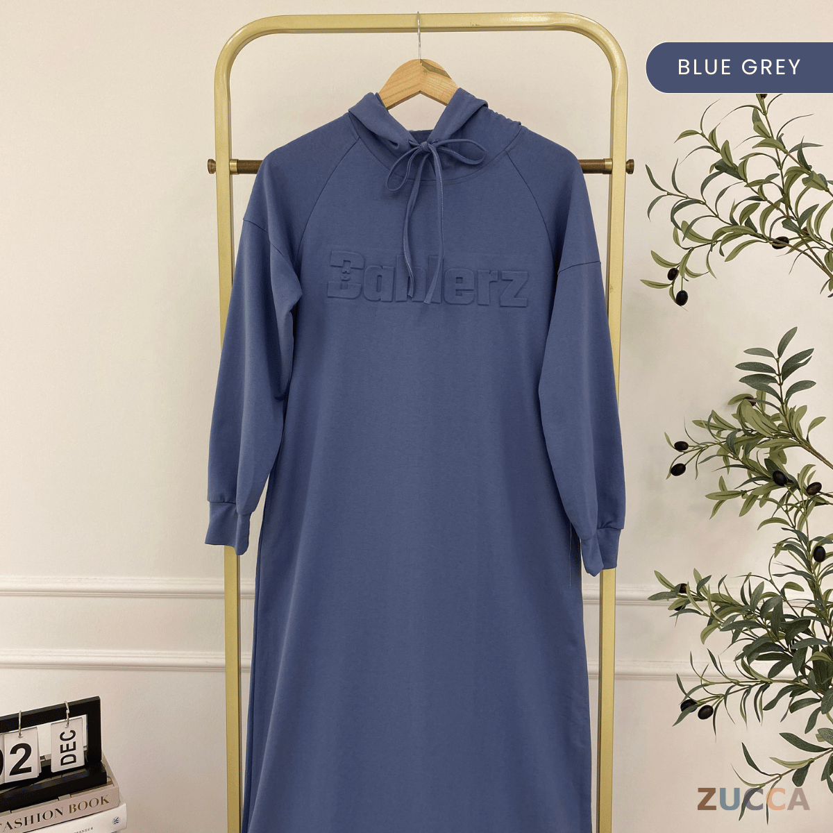 ZUCCA NAURA HOODIE DRESS - MA086 TOP