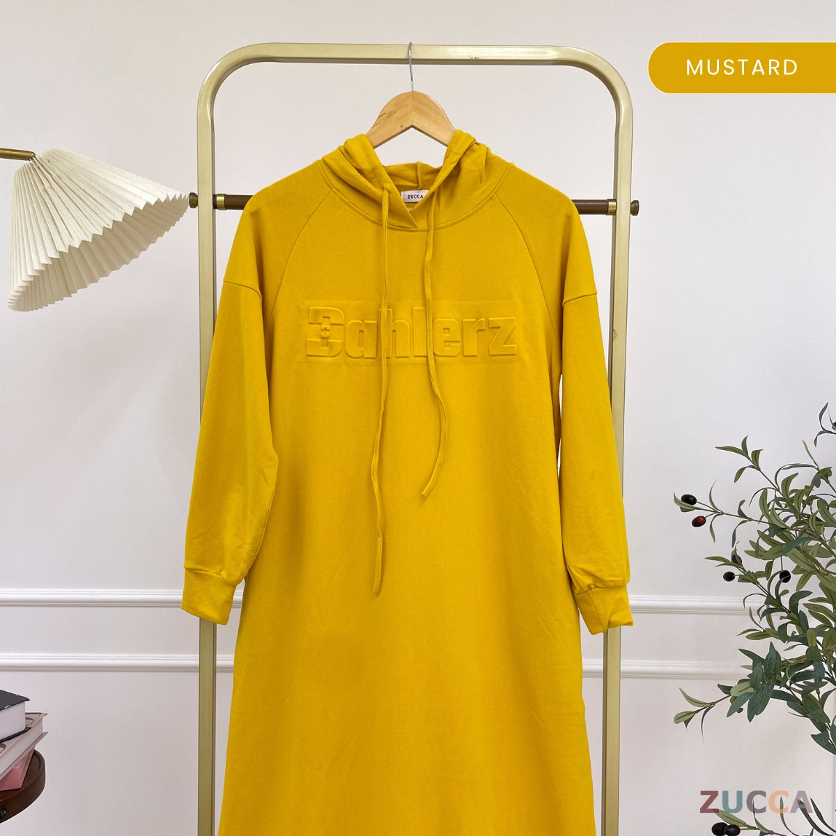 ZUCCA NAURA HOODIE DRESS - MA086 TOP