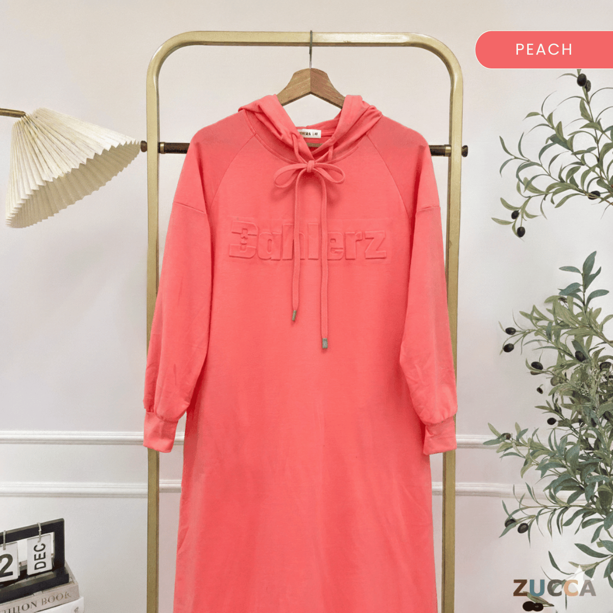 ZUCCA NAURA HOODIE DRESS - MA086 TOP