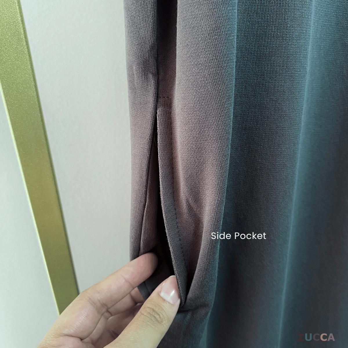 ZUCCA NAURA HOODIE DRESS - MA086 TOP