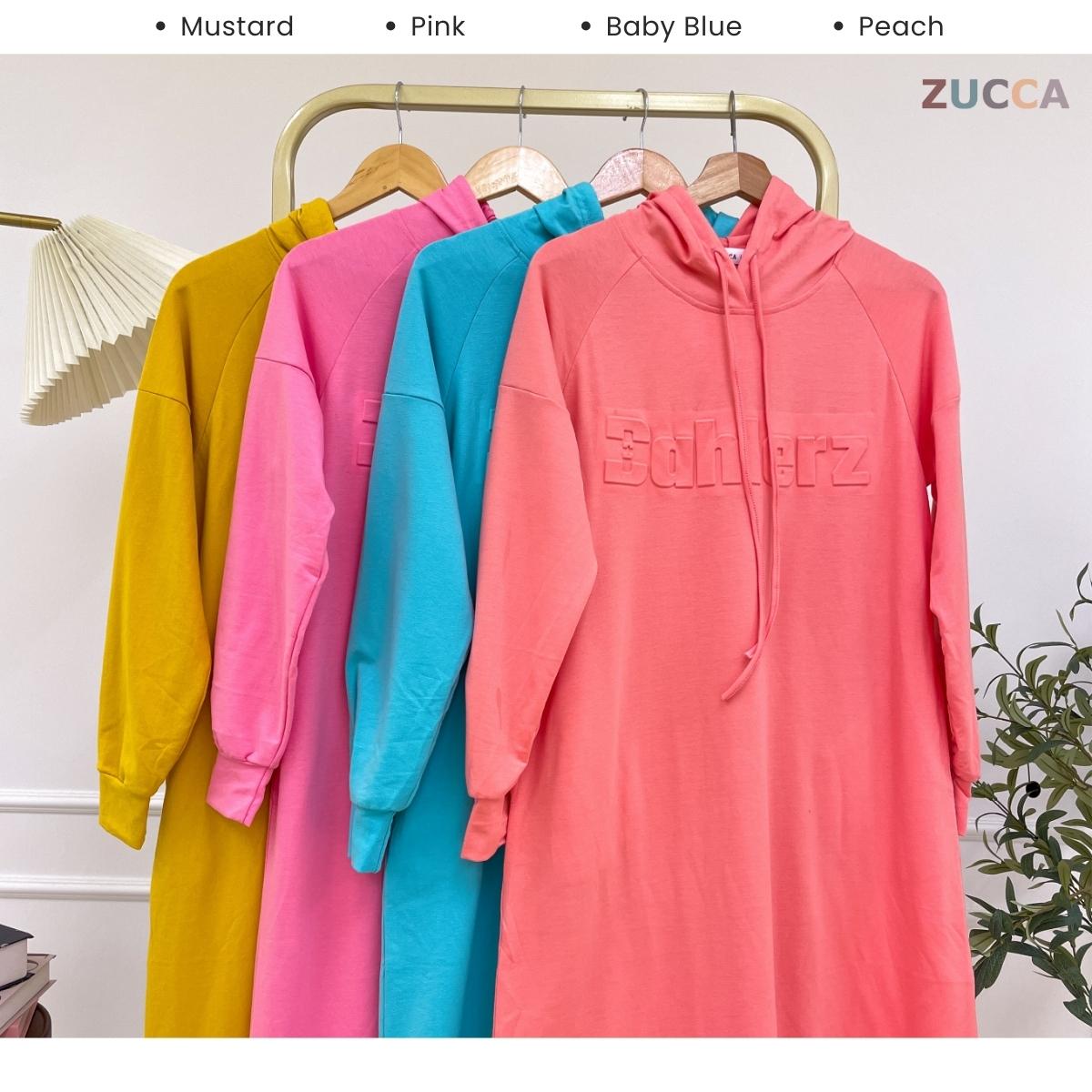 ZUCCA NAURA HOODIE DRESS - MA086 TOP