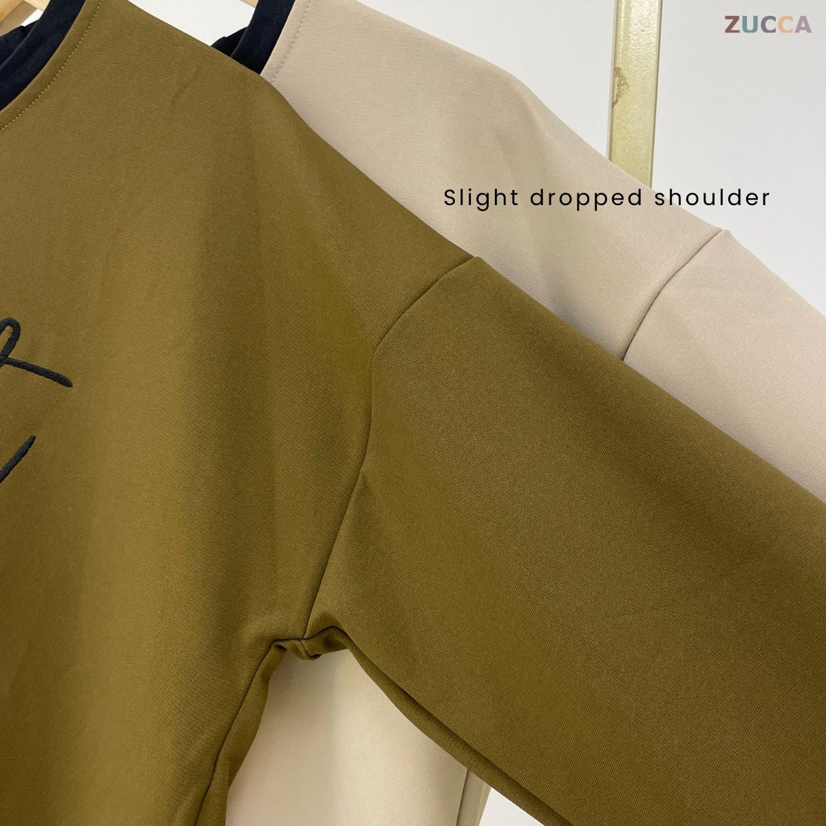 ZUCCA DELISHA LONG SLEEVE KASUAL T-SHIRT PEREMPUAN - MA088