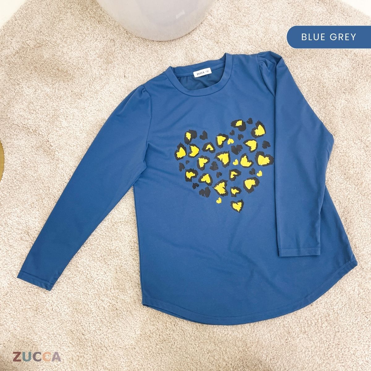 ZUCCA RAFAELA PRINTED KASUAL T-SHIRT PEREMPUAN - MA093