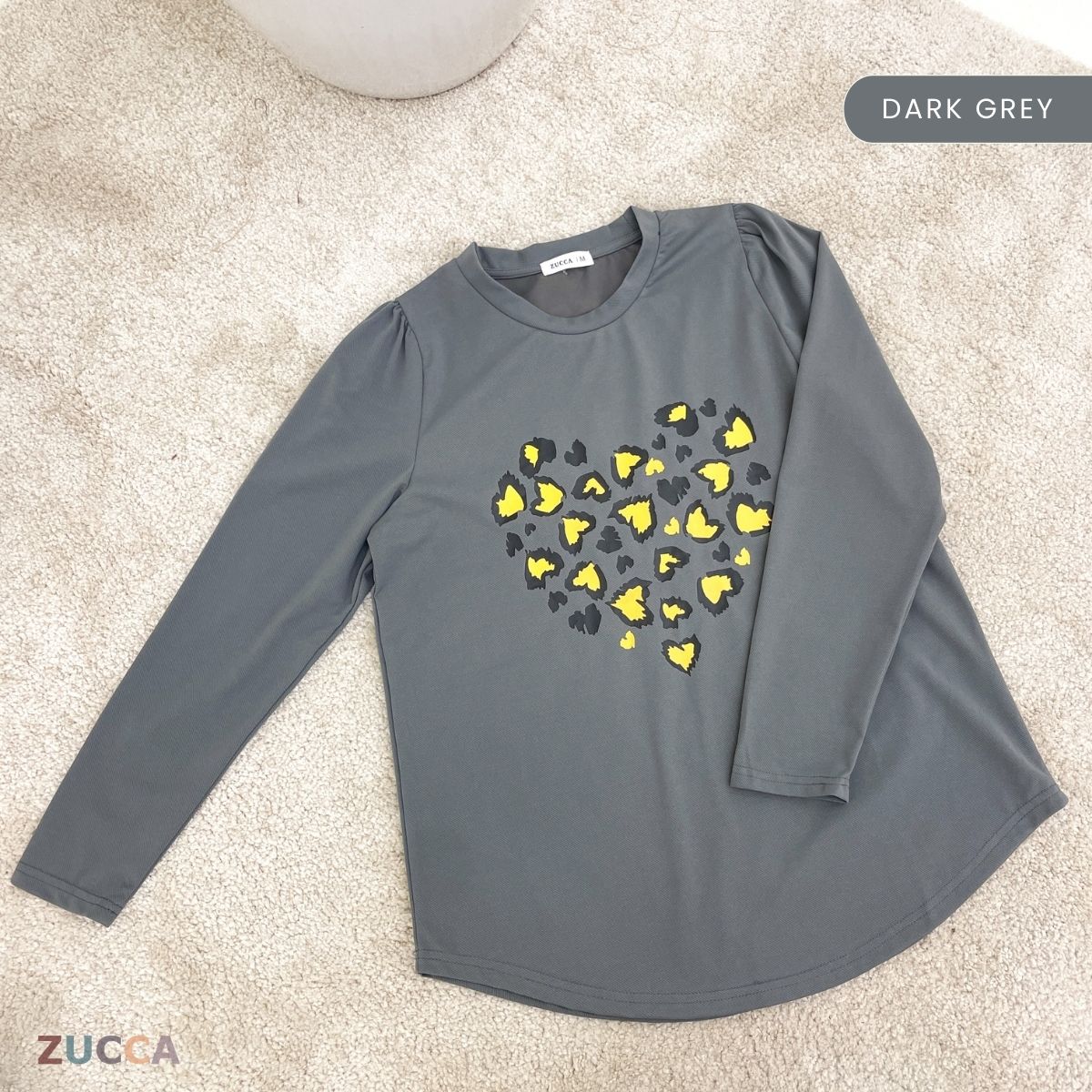 ZUCCA RAFAELA PRINTED KASUAL T-SHIRT PEREMPUAN - MA093