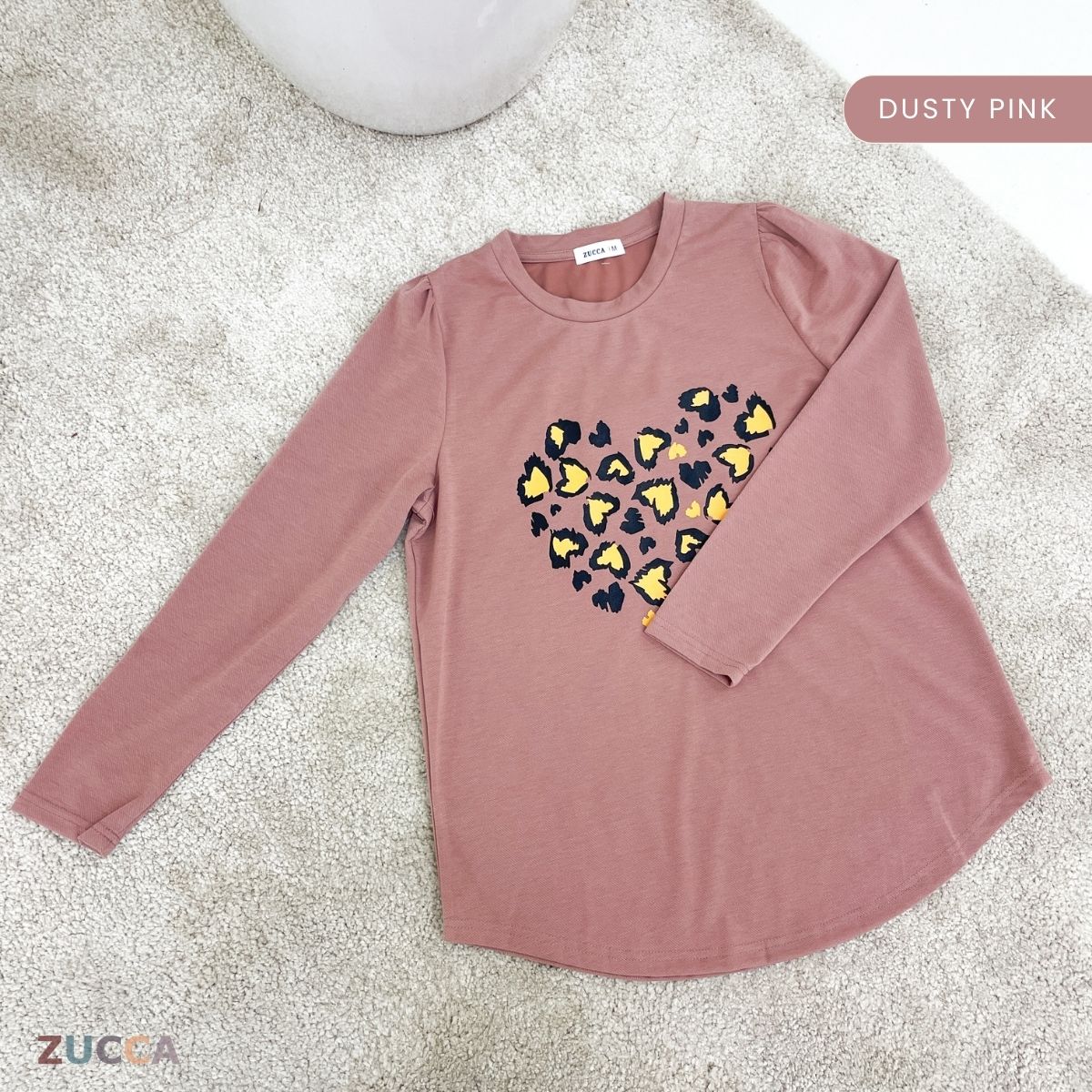ZUCCA RAFAELA PRINTED KASUAL T-SHIRT PEREMPUAN - MA093