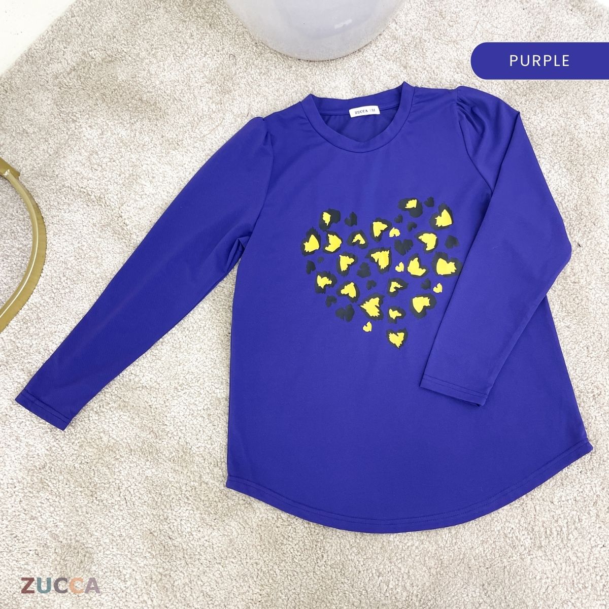 ZUCCA RAFAELA PRINTED KASUAL T-SHIRT PEREMPUAN - MA093