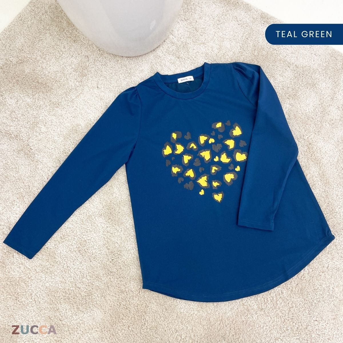 ZUCCA RAFAELA PRINTED KASUAL T-SHIRT PEREMPUAN - MA093