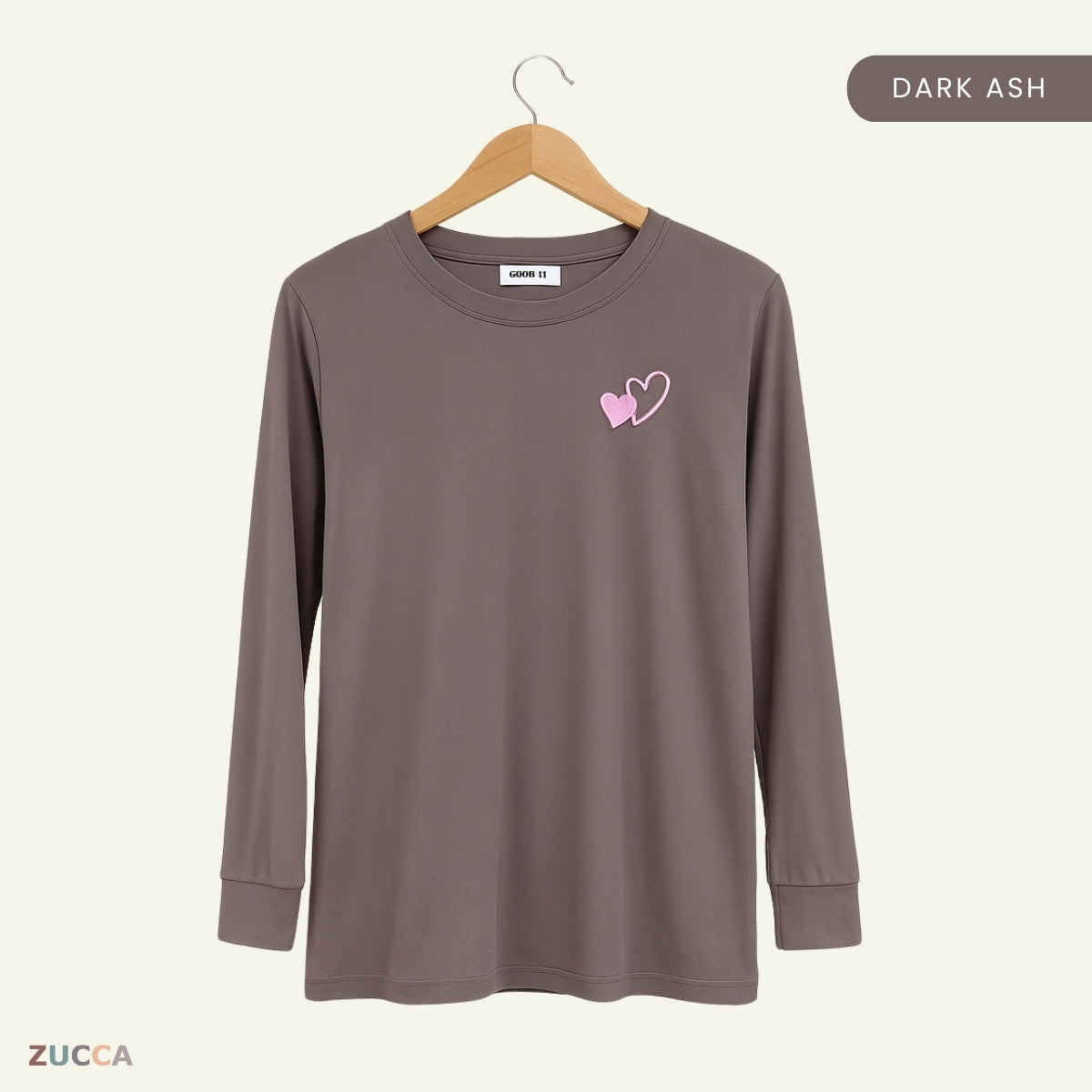 ZUCCA ARISA KASUAL LENGAN PANJANG SWEATSHIRT-MA094