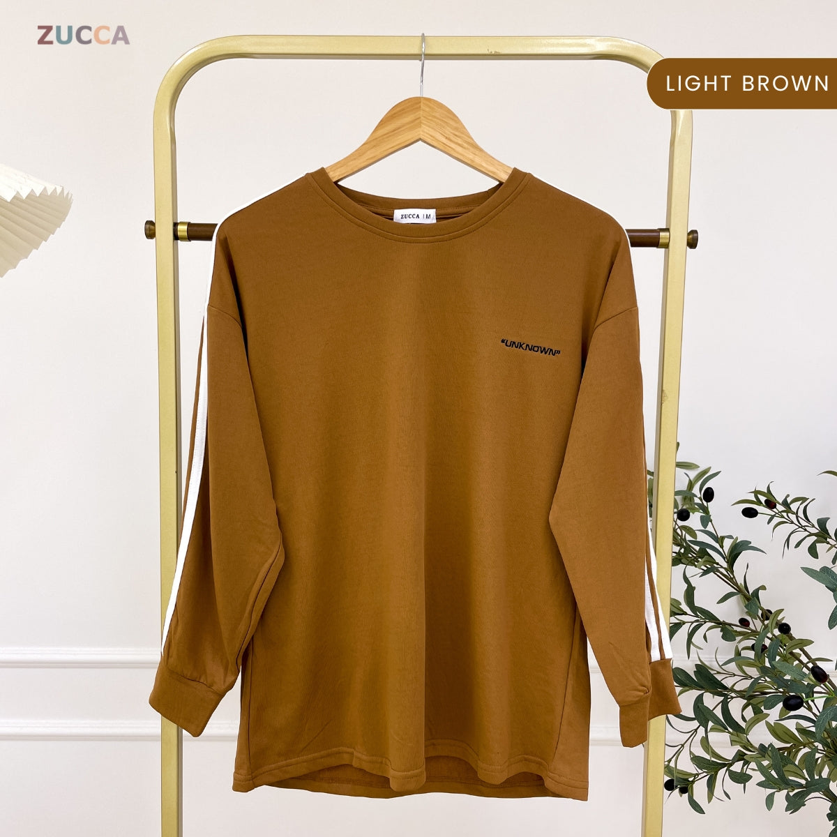 ZUCCA FINDA WOMEN KASUAL SHIRT PLAIN SHIRT LONG SLEEVE -  MA108
