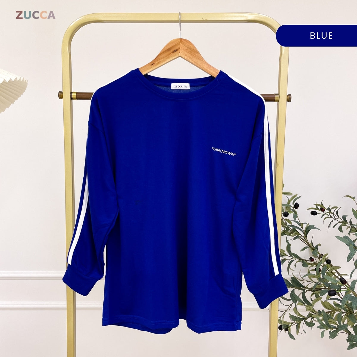 ZUCCA FINDA WOMEN KASUAL SHIRT PLAIN SHIRT LONG SLEEVE -  MA108