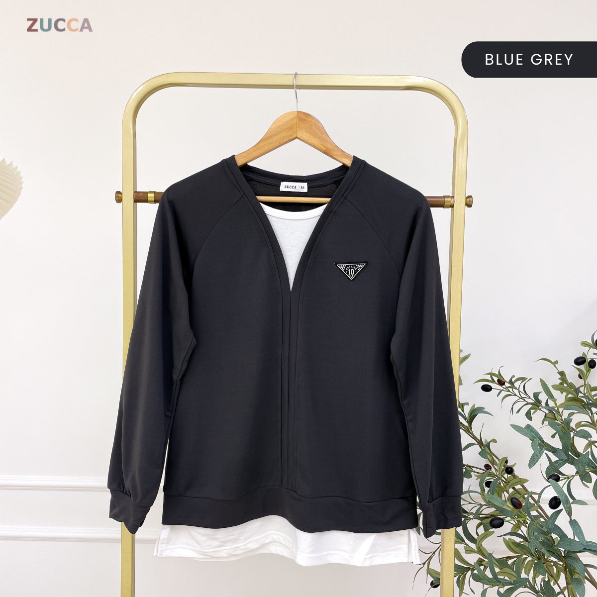 ZUCCA AZREEN PEREMPUAN KASUAL SHIRT LAYERED LONG SLEEVE - MA109